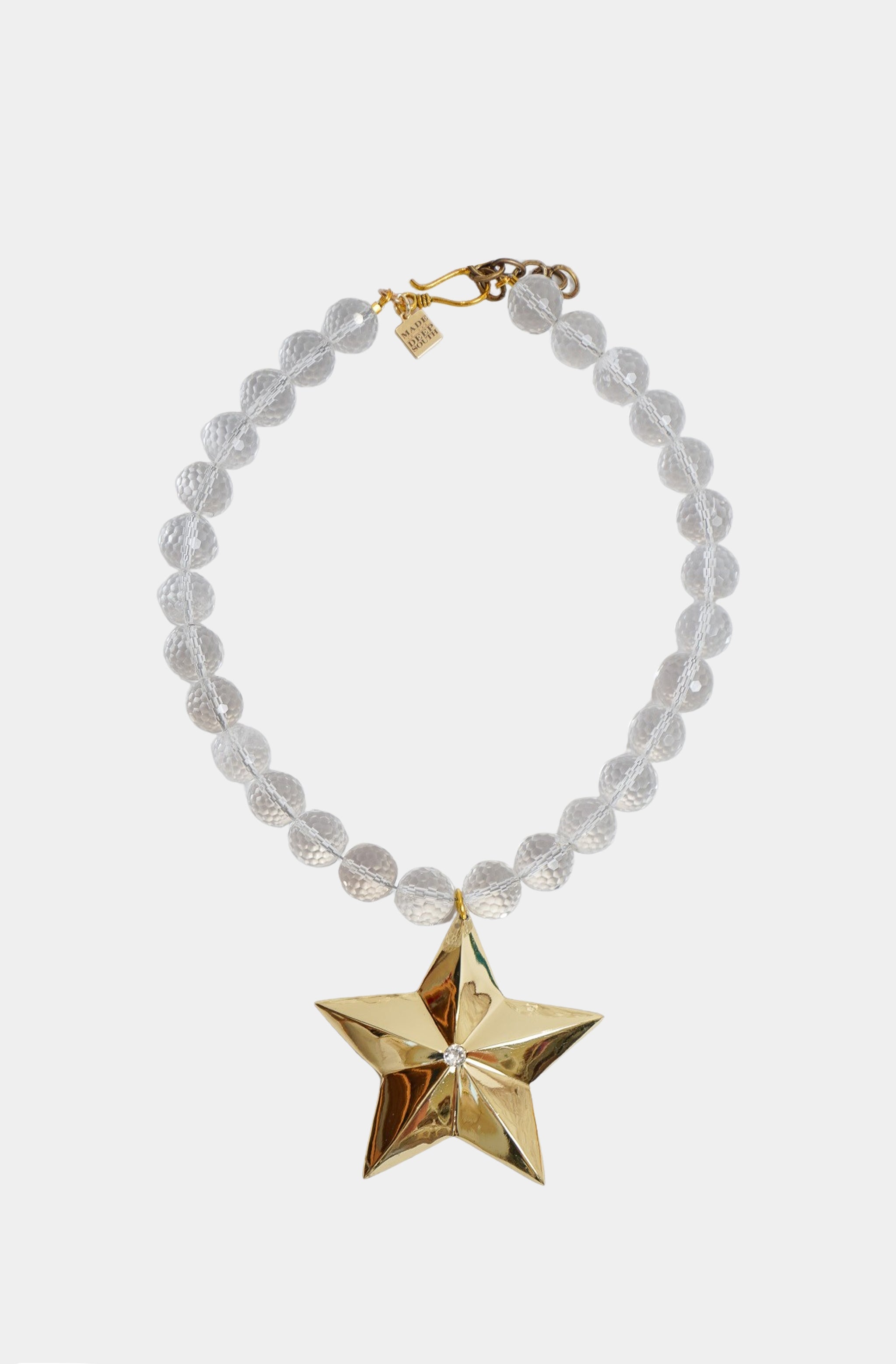 1940's Quartz Star Necklace