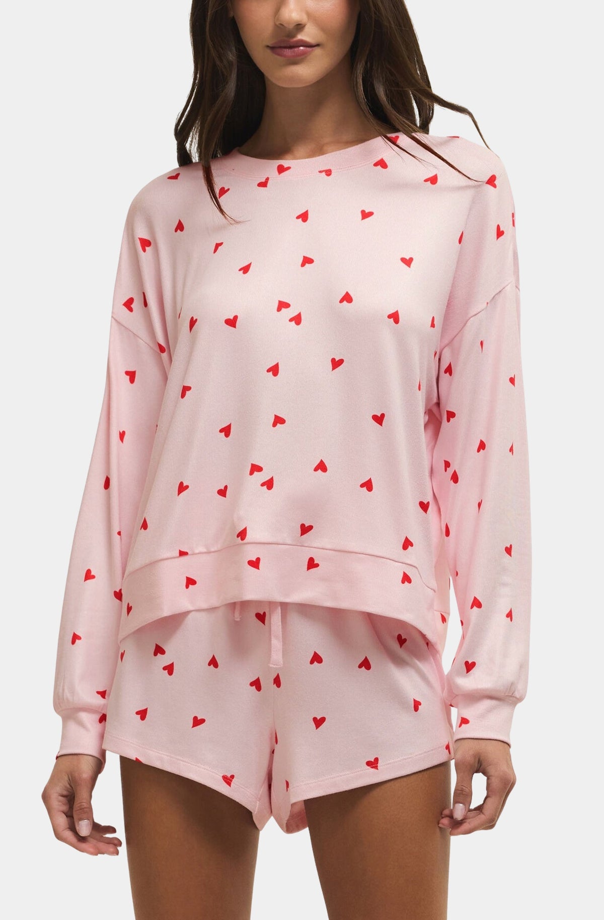 Mira Heart Long Sleeve Top